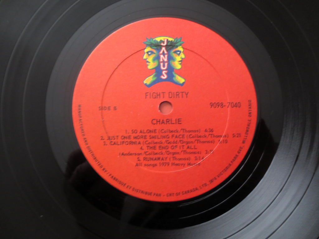 CHARLIE, FIGHT DIRTY,  Rock Music Album, Vinyl Lp, 1979 Records