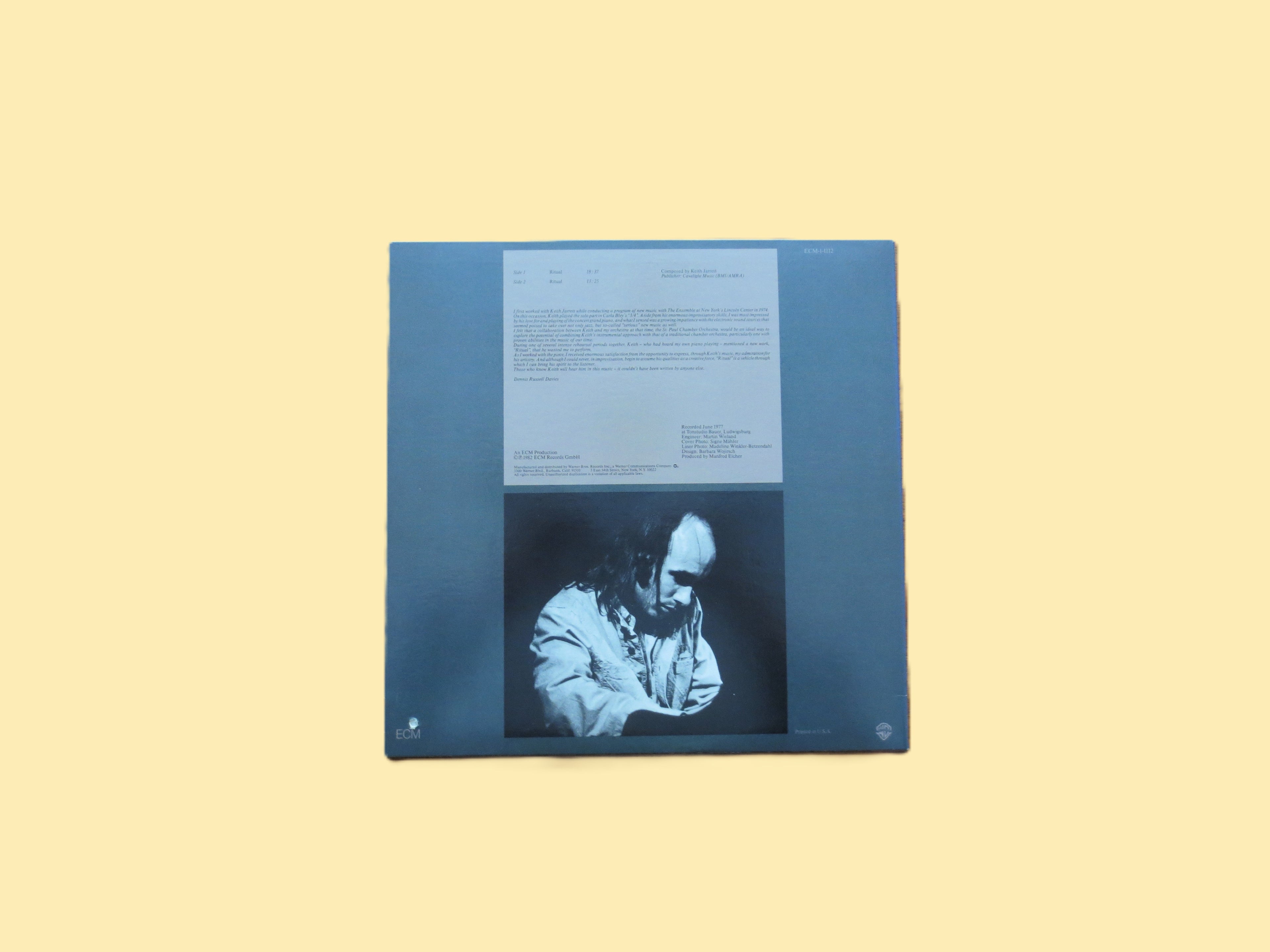 Keith Jarrett – Rituals (1982) Vinyl LP