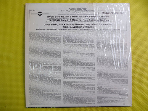 BACH and TELEMANN, CLASSICAL Music Album, Julius Baker Record, Classical Albums, Anthony Newman Lp, Classical, Vintage Records, 1982 Records