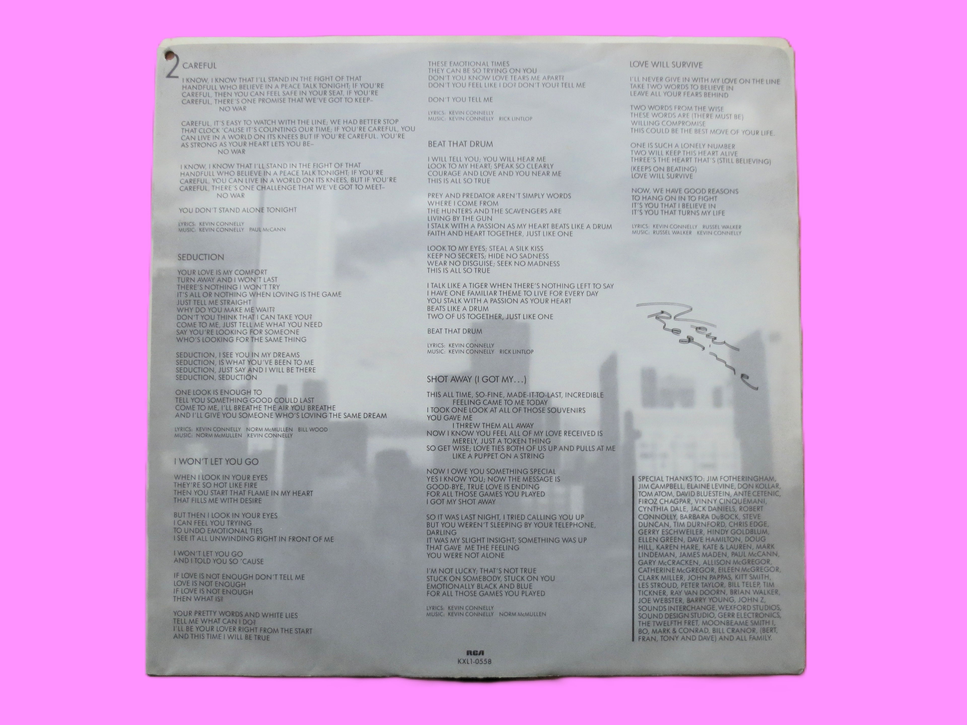 New Regime – New Regime (1985) Vinyl LP