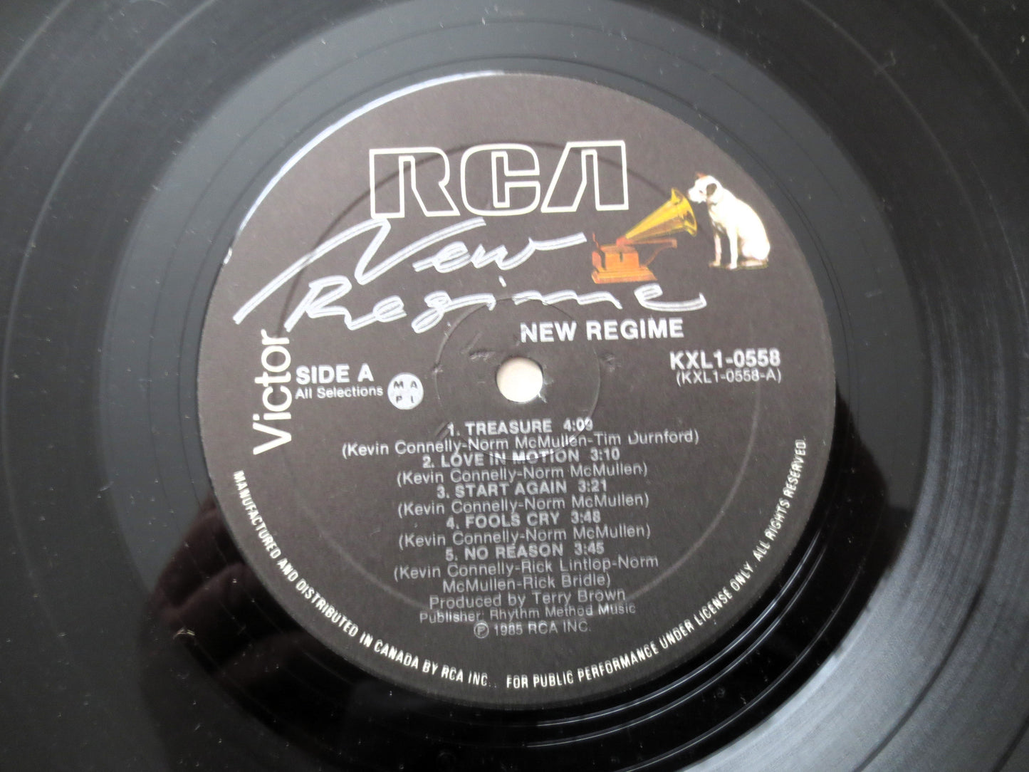 NEW REGIME, Self-Titled Lp, New Wave Album, 1985 Record