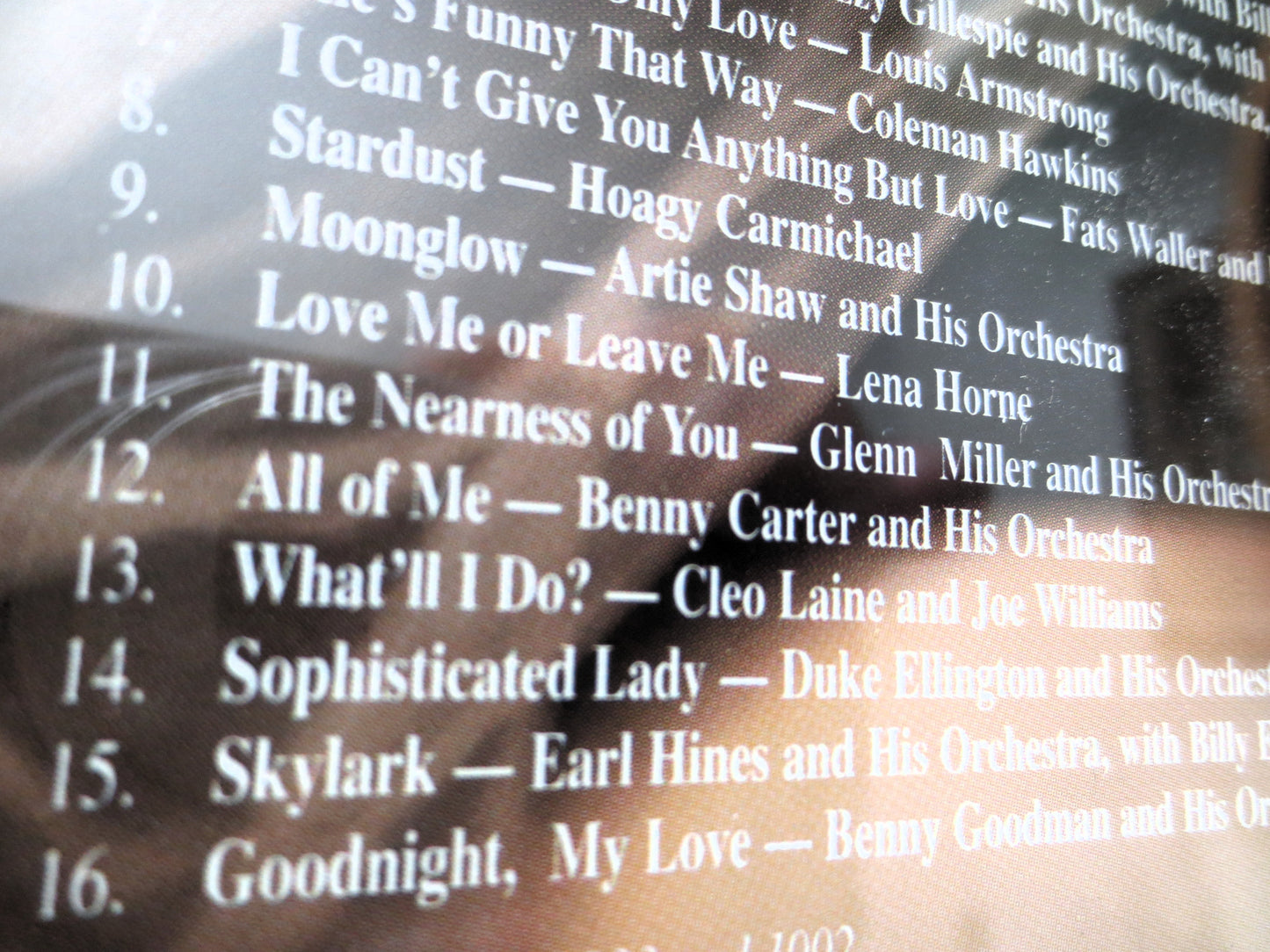 In the MOOD, The ROMANCE of Jazz, 1998 Compact Disc, Vintage Cd