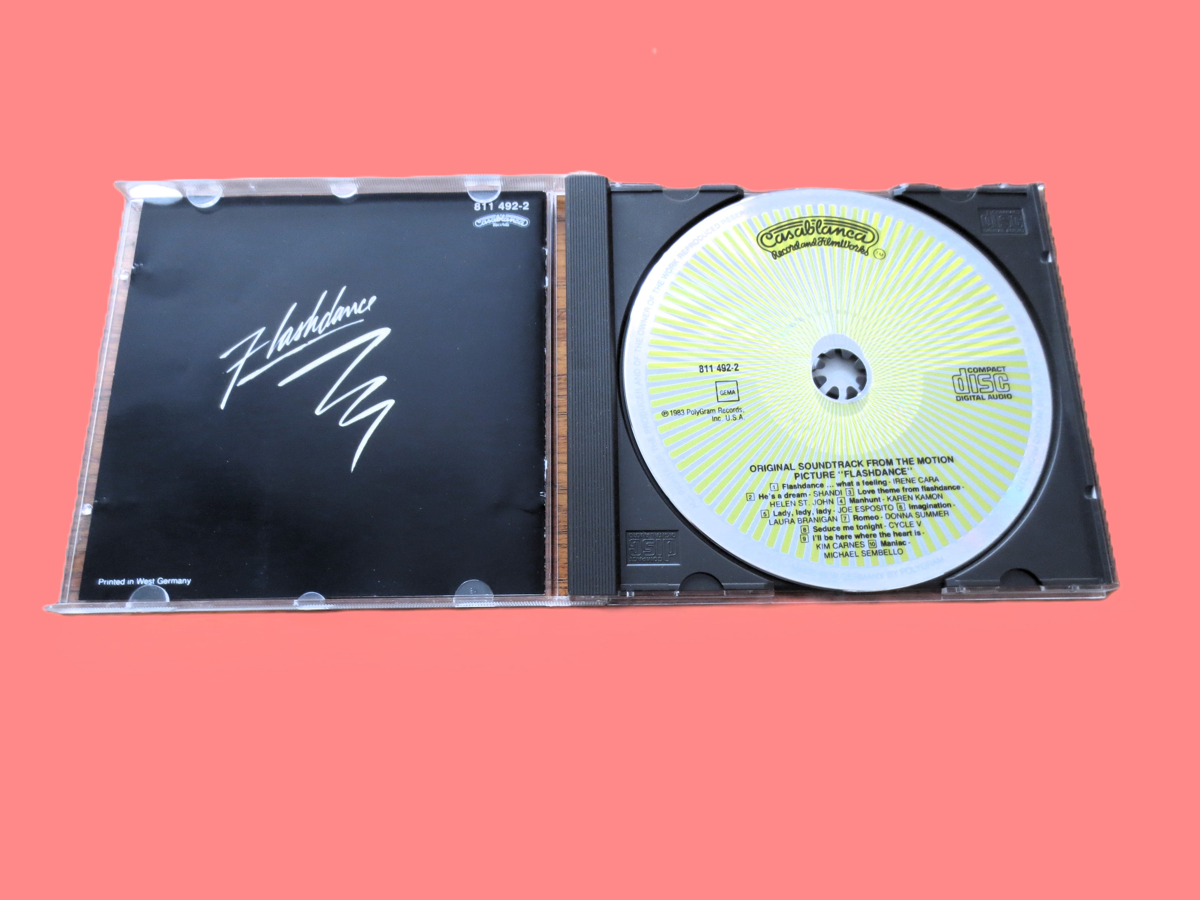FLASHDANCE, Movie SOUNDTRACK, 1983 Compact Disc, Vintage Cd