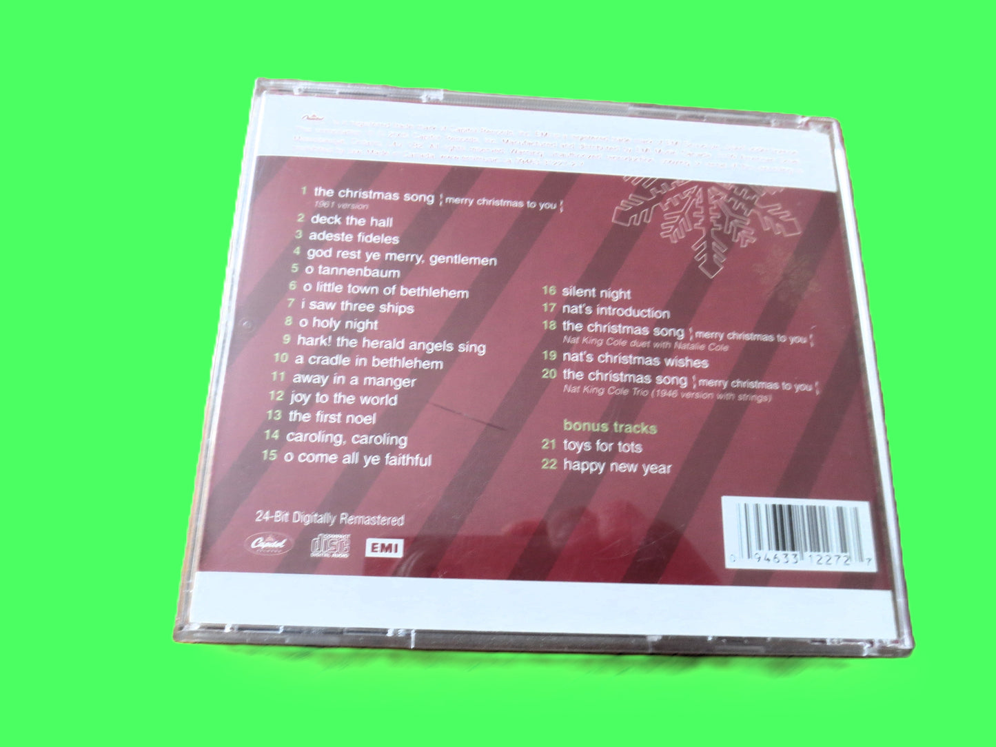 NAT KING Cole, The CHRISTMAS Song, 2005 Compact Disc, Vintage Cd