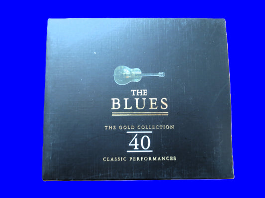 The BLUES, GOLD COLLECTION, Double Cd, 40 Classic Performances, 1994 Compact Disc,