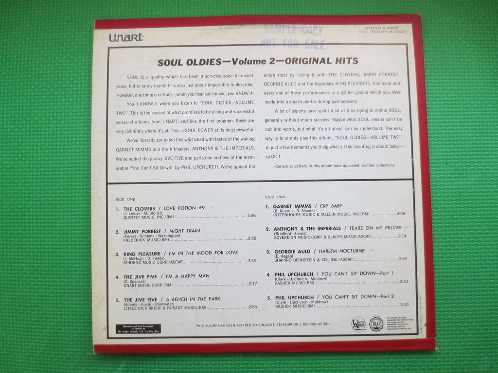 Various Artists – Soul Oldies, Vol. 2 (1967) Vinyl LP