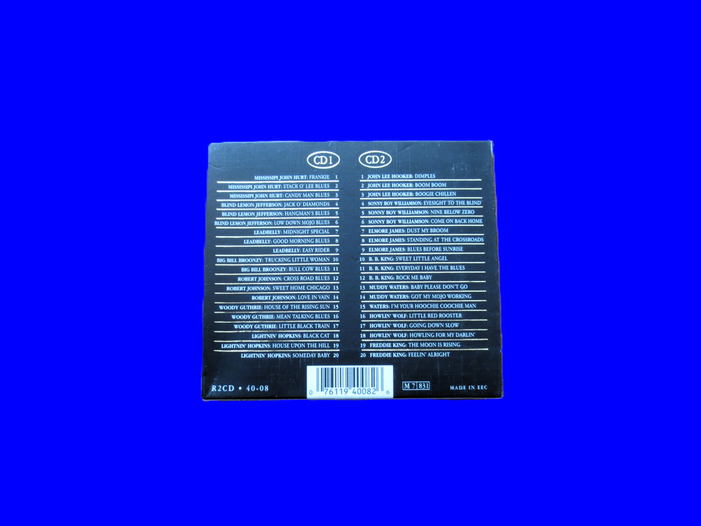 The BLUES, GOLD COLLECTION, Double Cd, 40 Classic Performances, 1994 Compact Disc,