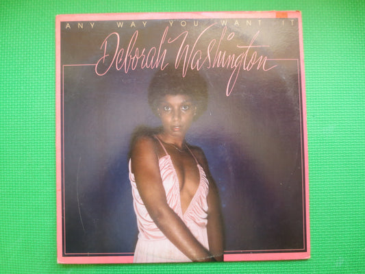 DEBORAH WASHINGTON, Any Way You WANT It, Disco Record, Disco Album, Disco Music Record, Dance Music Album, Vintage Records, 1978 Records