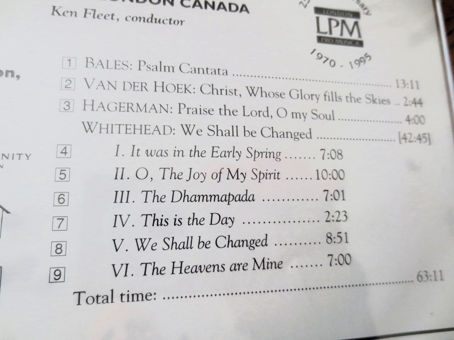 ORCHESTRA London, Factory SEALED, TRANSFORMATIONS, Classical Music, 1994 Compact Disc