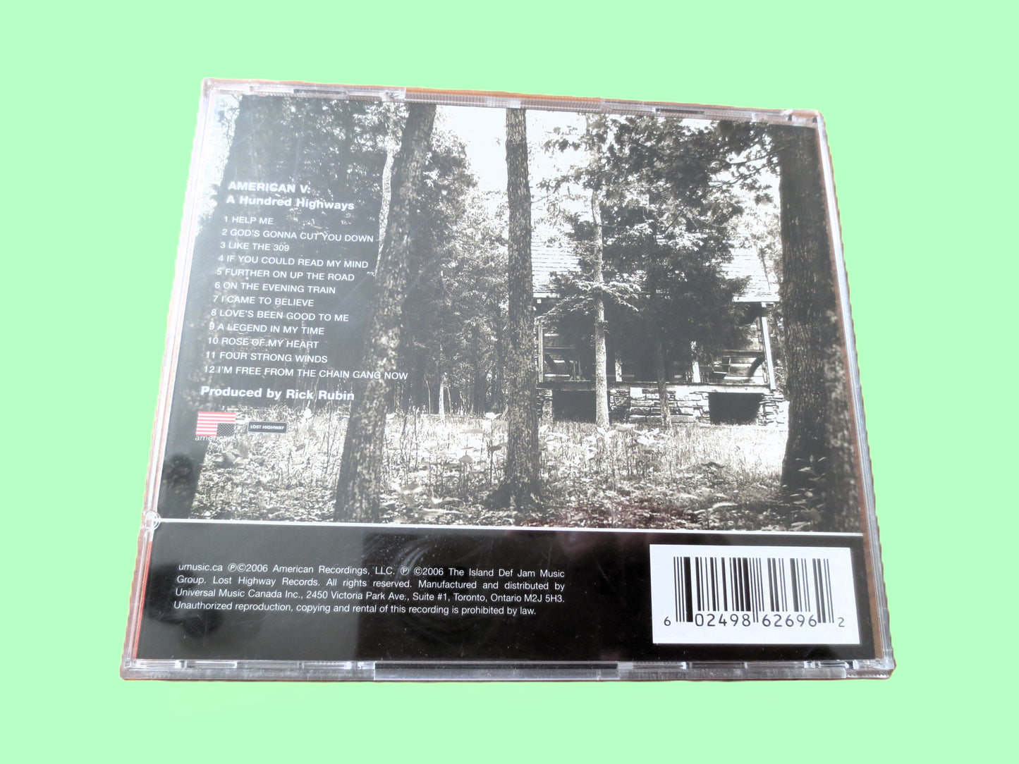 JOHNNY CASH, AMERICAN V, A Hundred Highways, Compact Disc, Vintage Cd