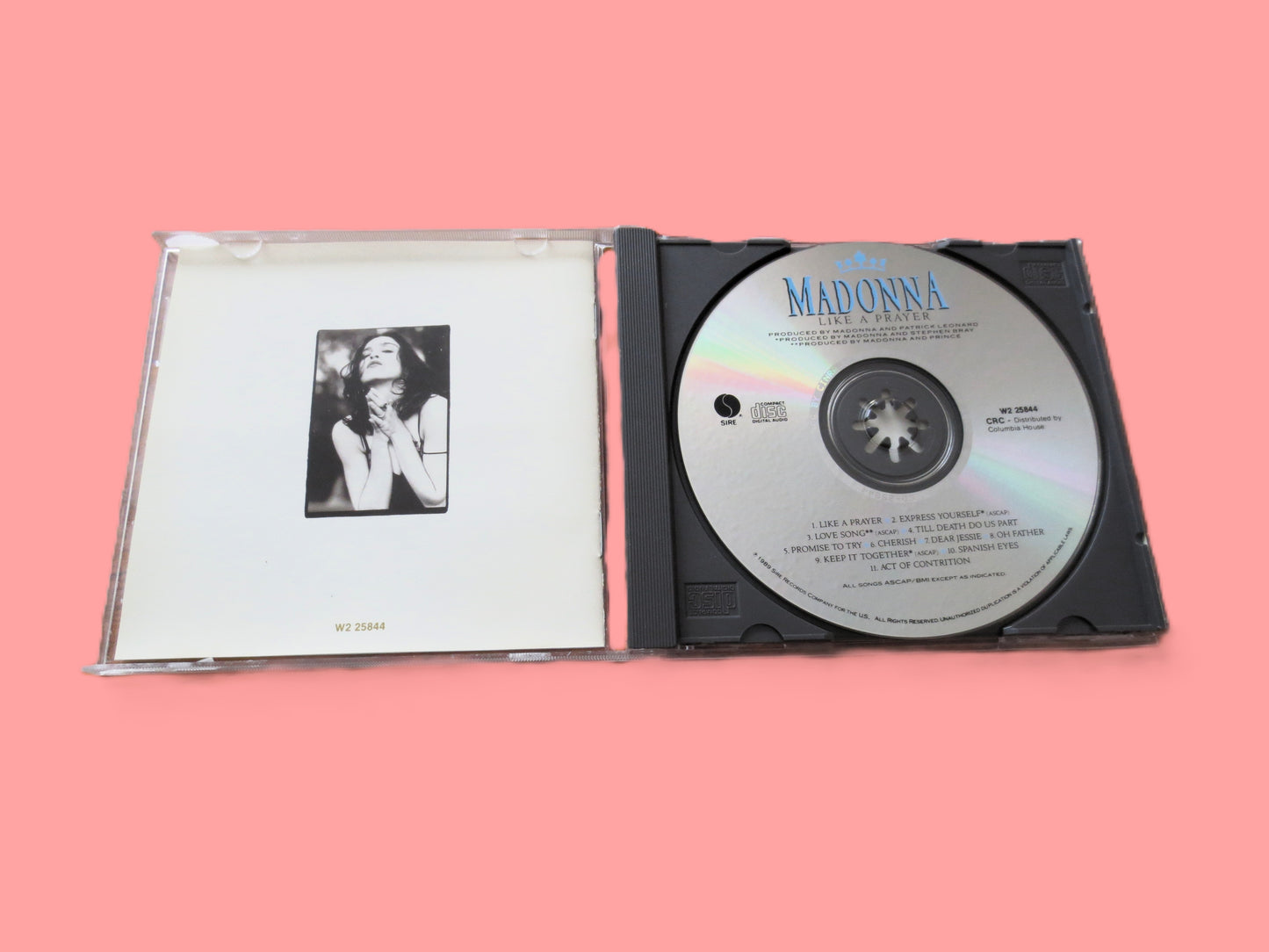 MADONNA, LIKE a PRAYER, Disco Music, 1989 Compact Disc, Vintage Cd