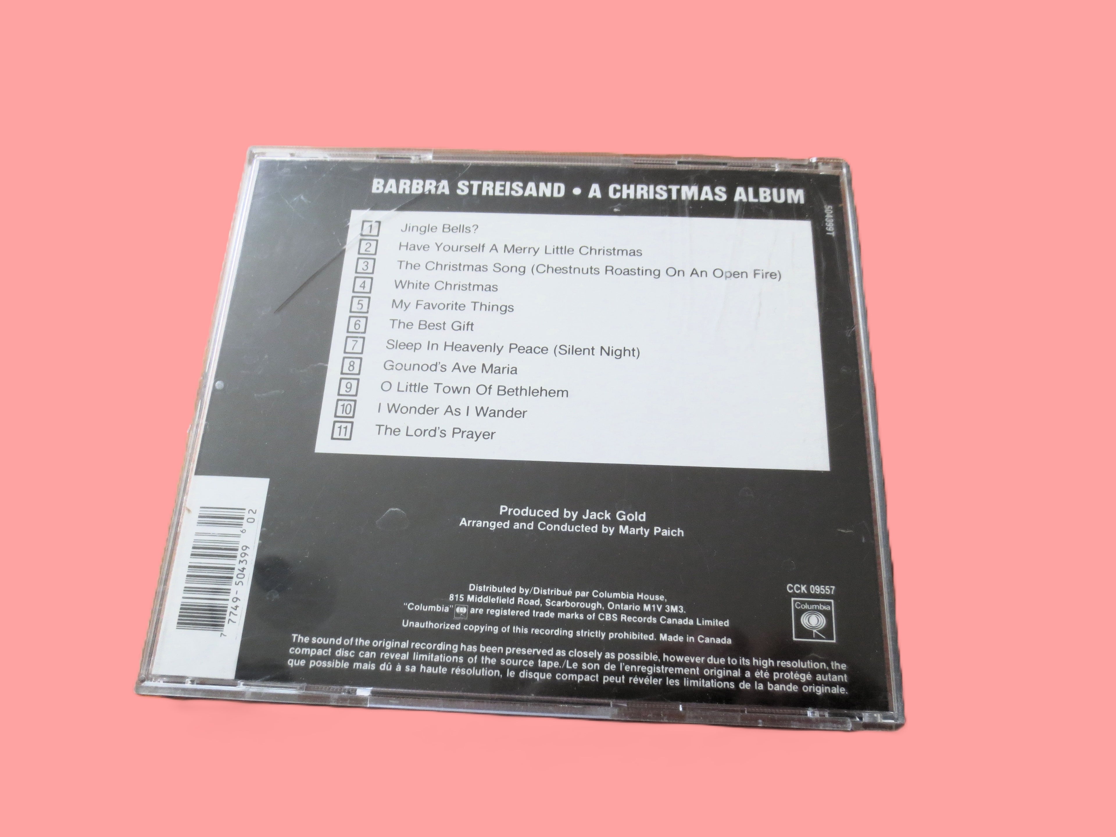 Barbra Streisand – A Christmas Album (1967) CD