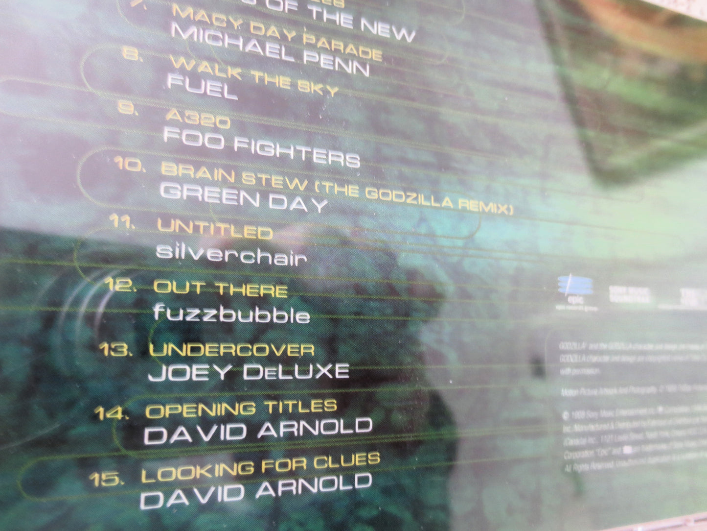 GODZILLA The Album, Soundtrack, 1998 Compact Disc, Vintage Cd