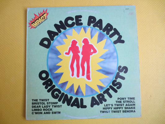 DANCE PARTY, IMPACT Records, Chubby Checker Album, The Diamonds Record, Bobby Freeman Album, Dovells Album, 1970 Records