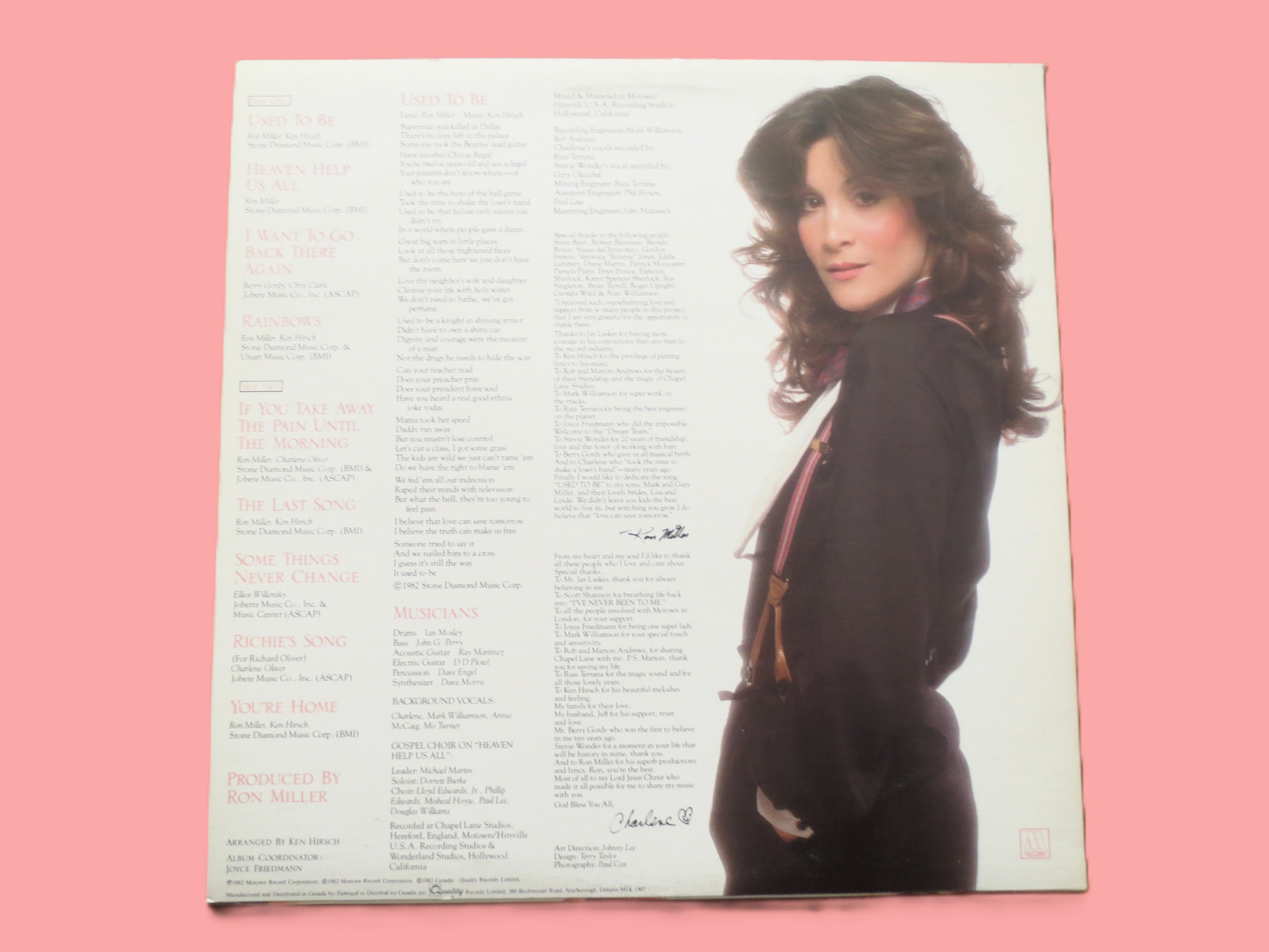 Charlene – Used to Be (1982) Vinyl LP