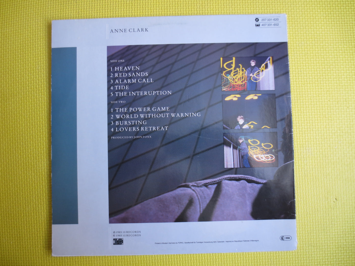 ANNE CLARK, Pressure POINTS, Anne Clark Record, Anne Clark Album, Anne Clark Songs, Synth Pop Album, Pop Lp, Anne Clark Music, 1969 Records
