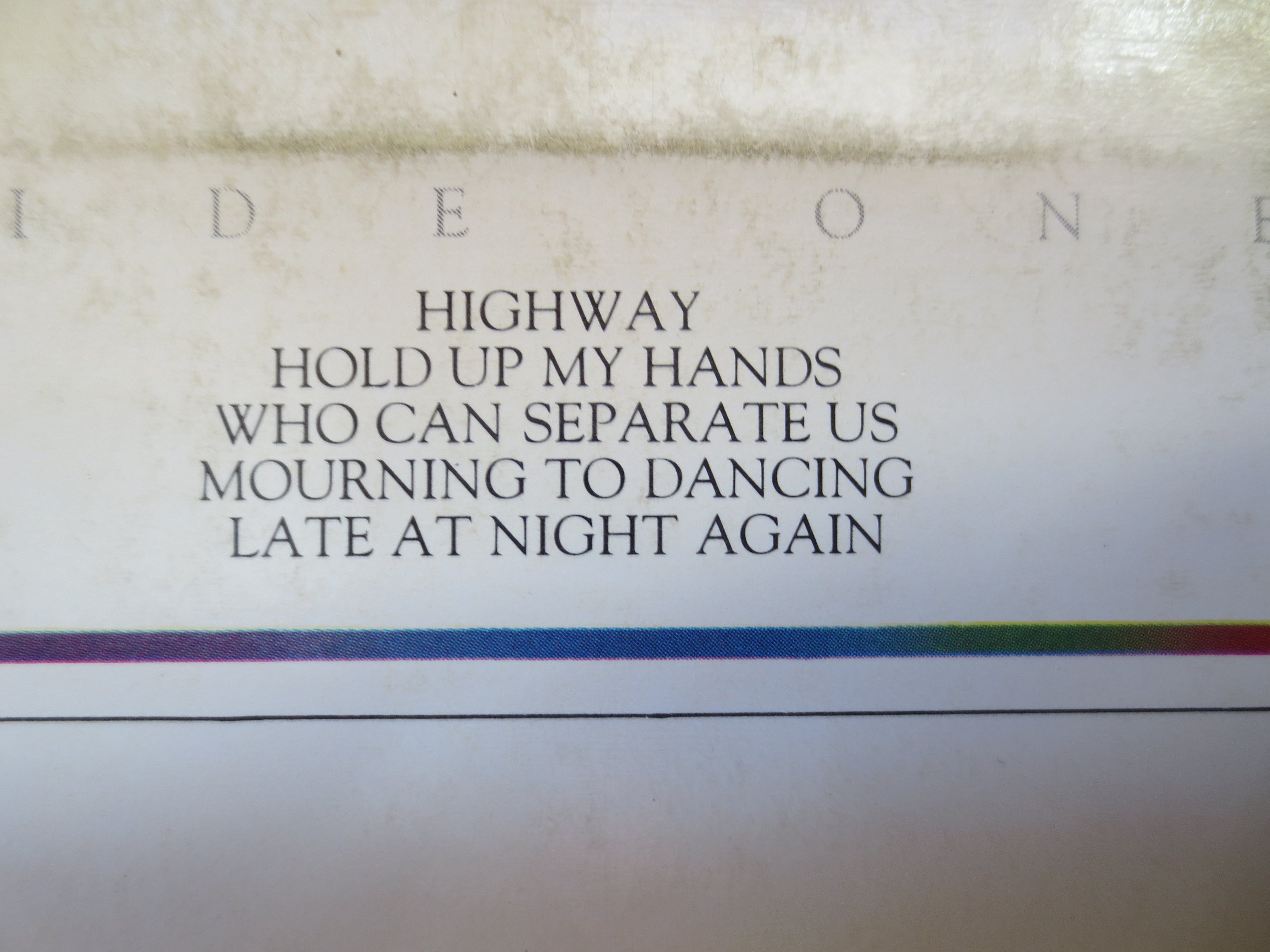 JAMES WARD, Mourning to DANCING, James Ward Record, James Ward Album, James Ward Songs, James Ward Lp, Vintage Record, Rock Lp, 1981 Records