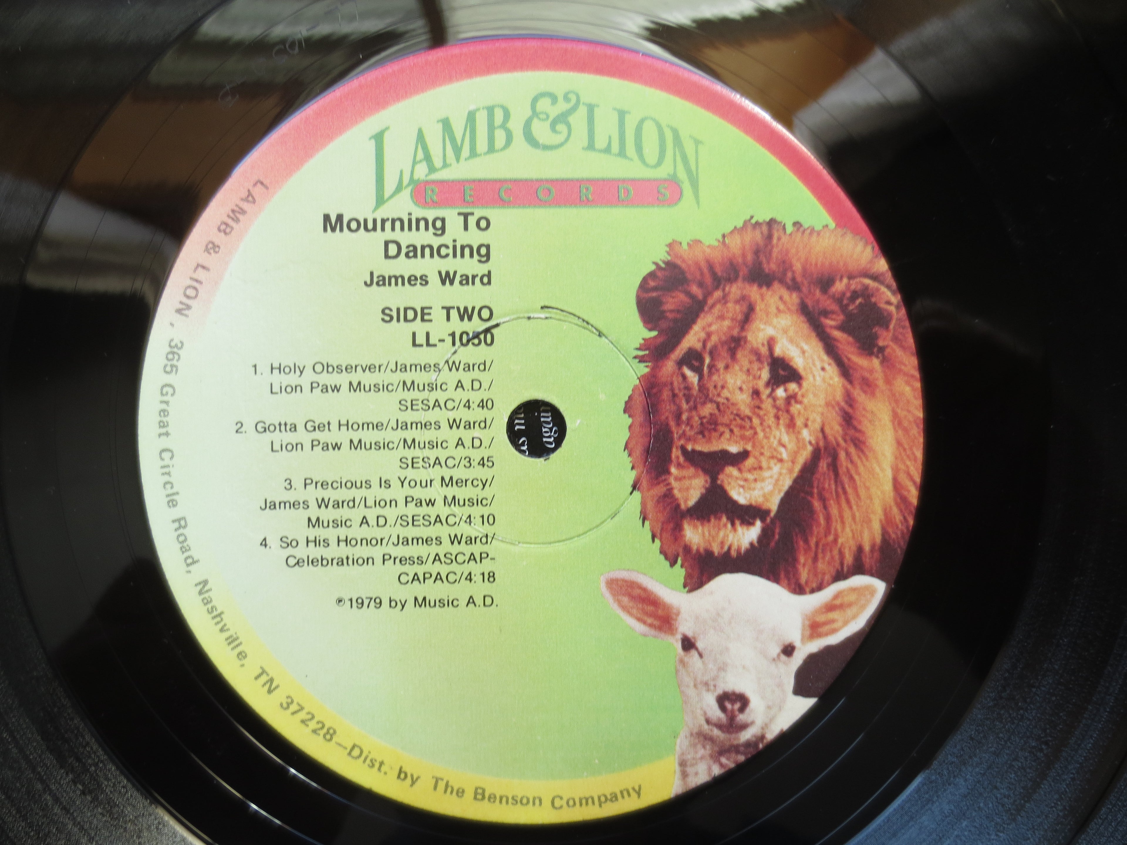 James Ward – Mourning to Dancing (1980) Vinyl LP