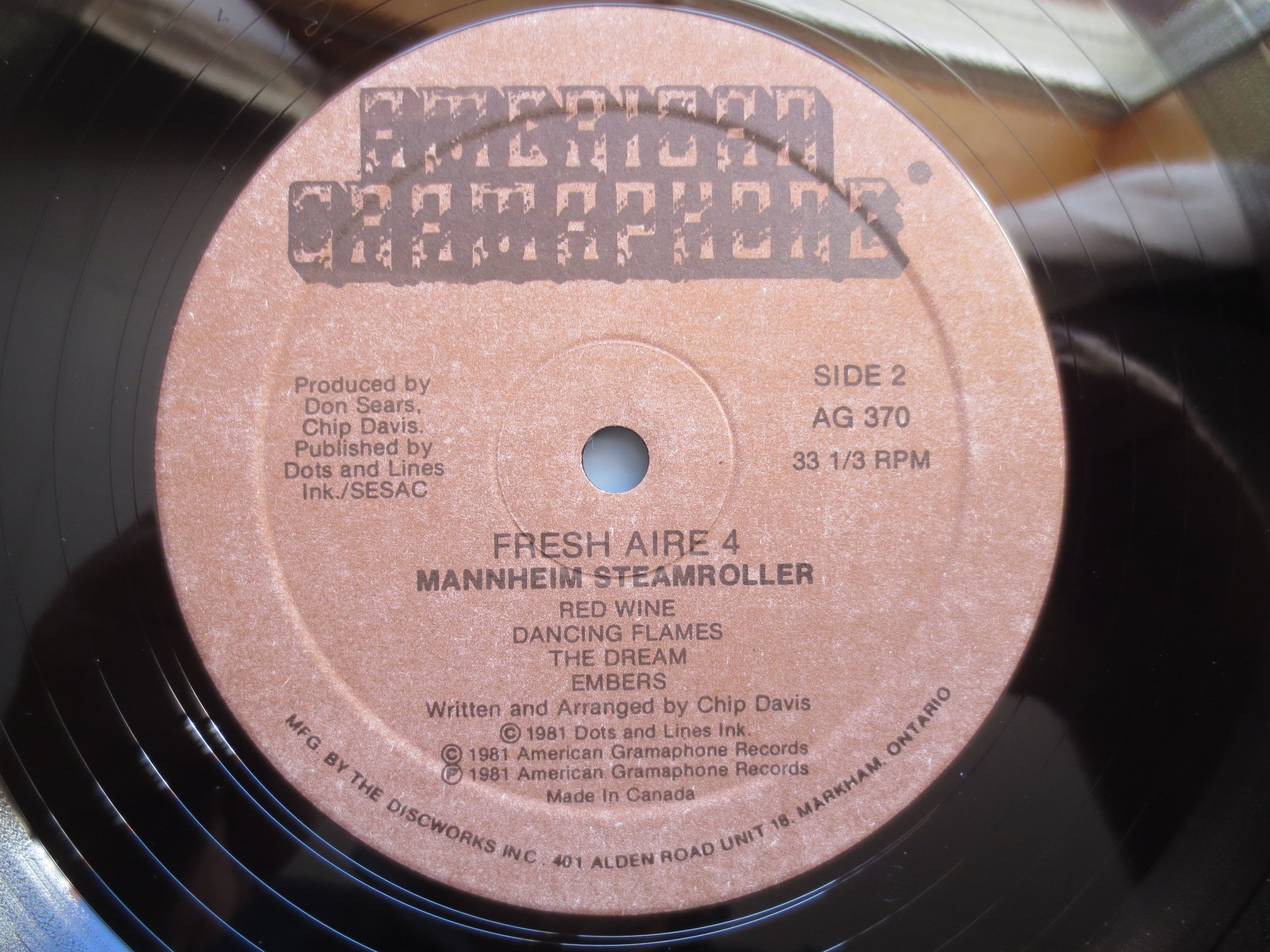 MANNHEIM STEAMROLLER, Fresh Aire 4, New Age Record, New Age Lp, New Age Music, Ambient Music, Classical Album, Vintage Records, 1981 Record