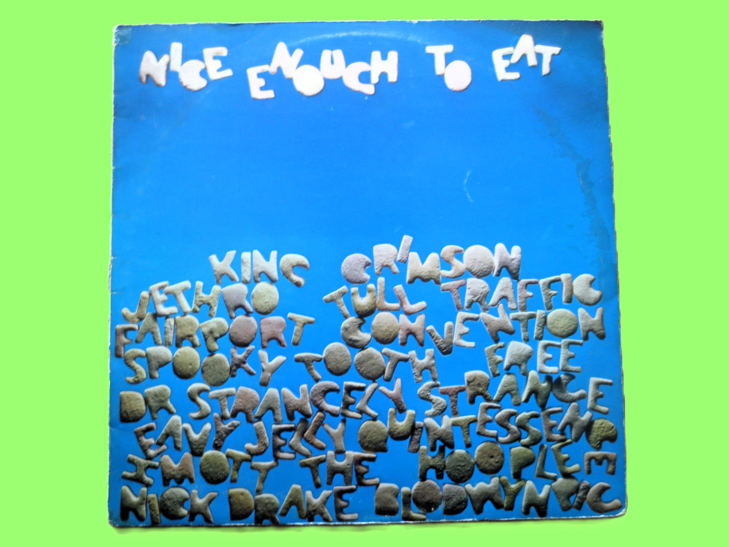 NICE ENOUGH to EAT, Classic Rock Album, Rock Compilation, 1969 Record