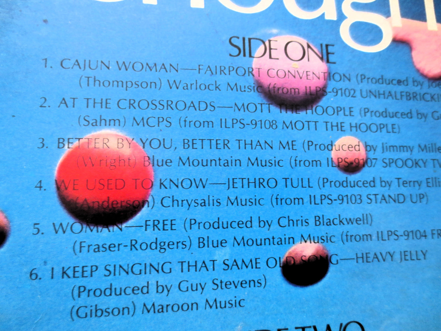 NICE ENOUGH to EAT, Classic Rock Album, Rock Compilation, 1969 Record