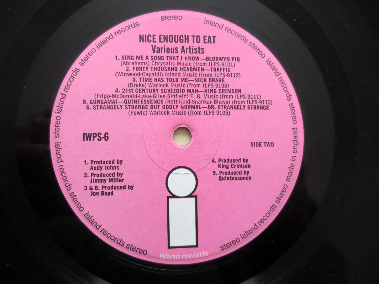 NICE ENOUGH to EAT, Classic Rock Album, Rock Compilation, 1969 Record