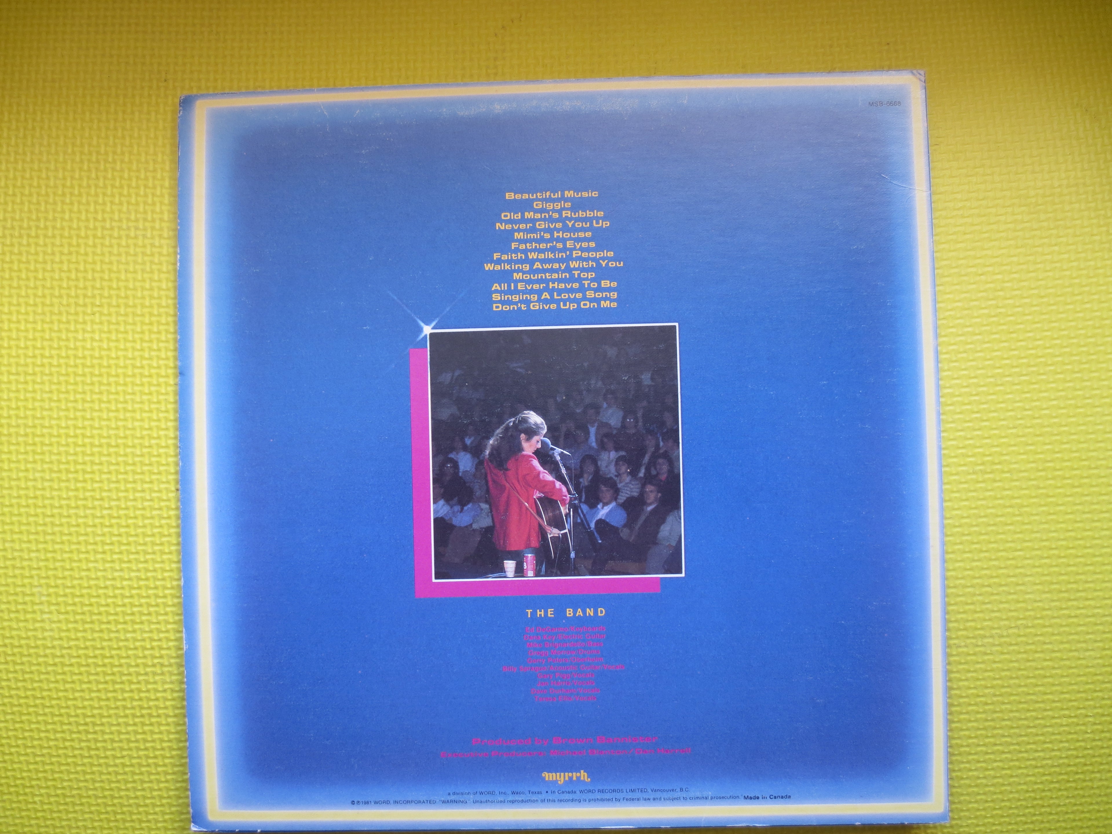 AMY GRANT, In CONCERT, Amy Grant Album, Amy Grant Record, Amy Grant Vinyl, Amy Grant Lp, Vintage Vinyl, Vinyl, Vintage Records, 1981 Records