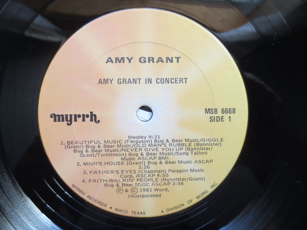 Amy Grant – In Concert (1981) Vinyl LP