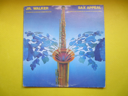 Jr WALKER, SAX APPEAL, Jr Walker Album, Jr Walker Record, Jr Walker Music, Jr Walker Vinyl, Sax Album, Sax Lp, Vintage Records, 1976 Records