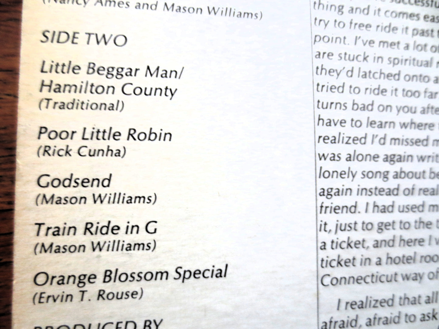 MASON WILLIAMS, SHAREPICKERS, Country Album, 1970 Record, Vintage Vinyl Lp