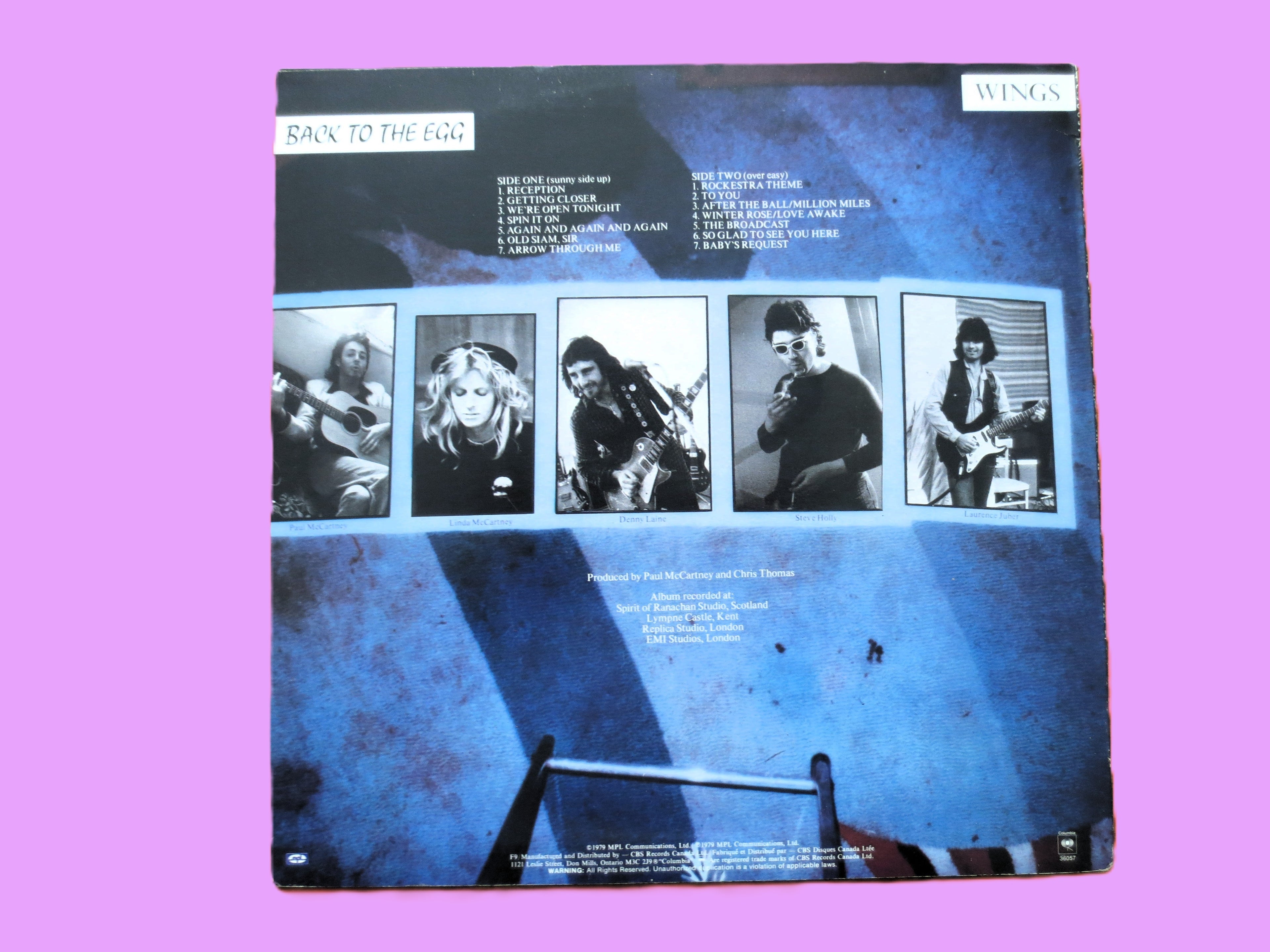 Paul McCartney & Wings – Back to the Egg (1979) Vinyl LP