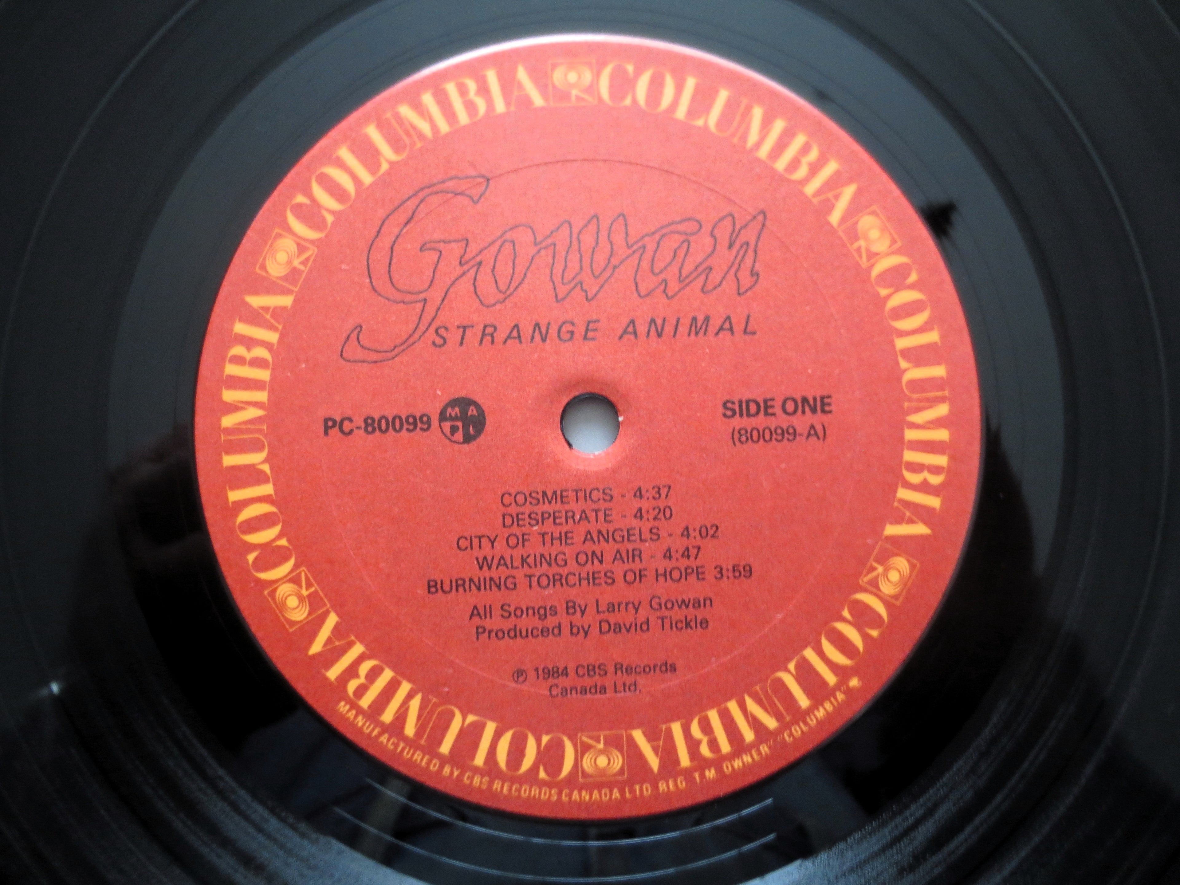 Gowan – Strange Animal (1985) Vinyl LP