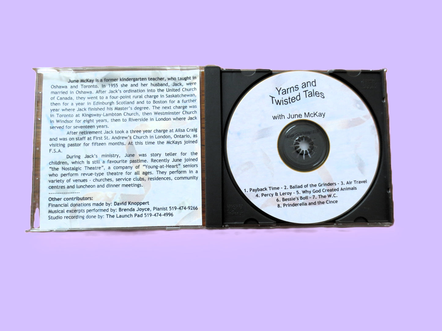 JUNE McKAY, Yarns and TWISTED Tales, Vintage Cd, Compact Disc