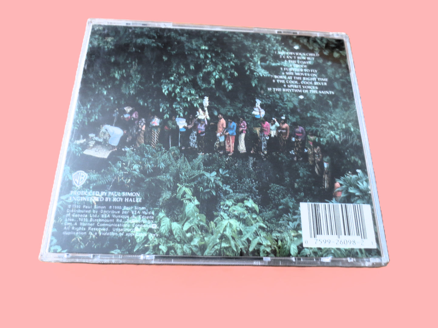 PAUL SIMON, RHYTHM of the Saints, Folk Album, 1990 Compact Disc, Vintage Cd