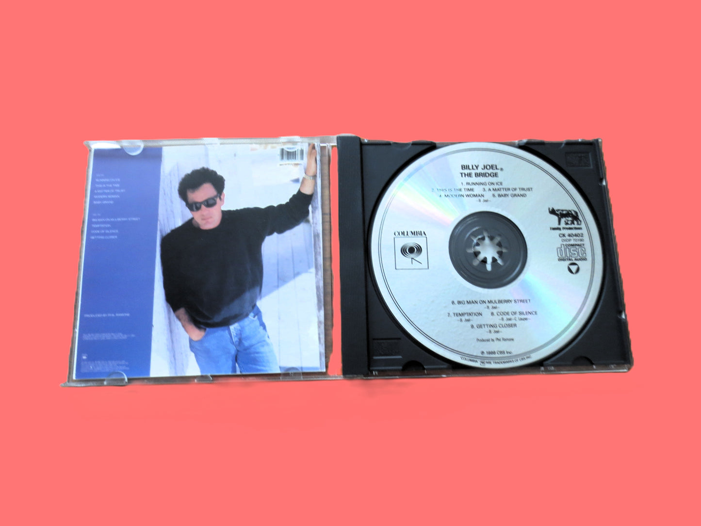 BILLY JOEL, The BRIDGE, Rock Album, 1986 Compact Disc, Vintage Cd