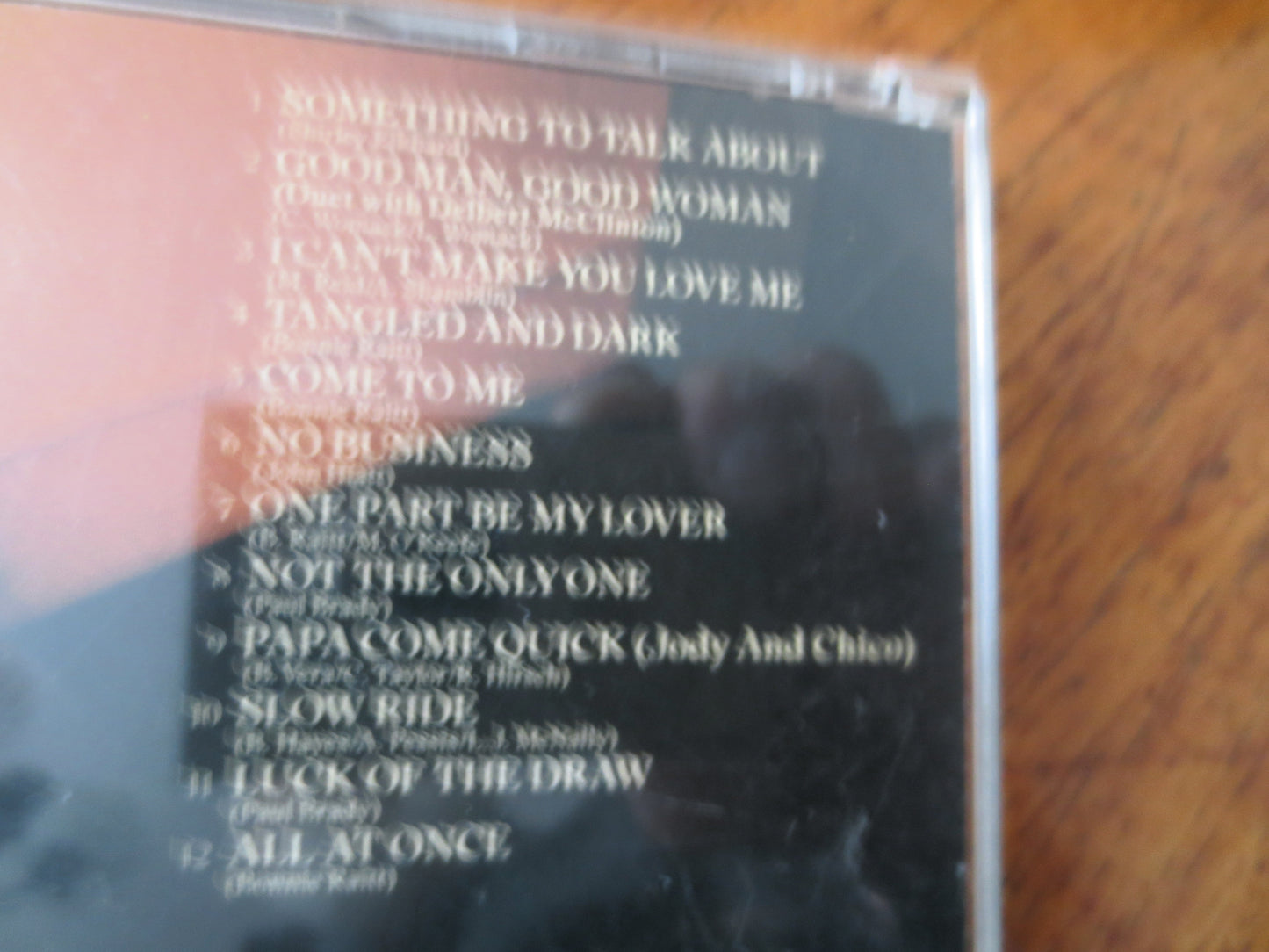 BONNIE RAITT, LUCK of the Draw, Country Rock Album, 1991 Compact Disc, Vintage Cd