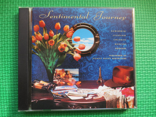 DENNY BERTHIAUME, SENTIMENTAL Journey, Denny Berthiaume Cd, Jazz Music Cd, Jazz Cd, Instrumental Cd, Cd, 1996 Compact Disc