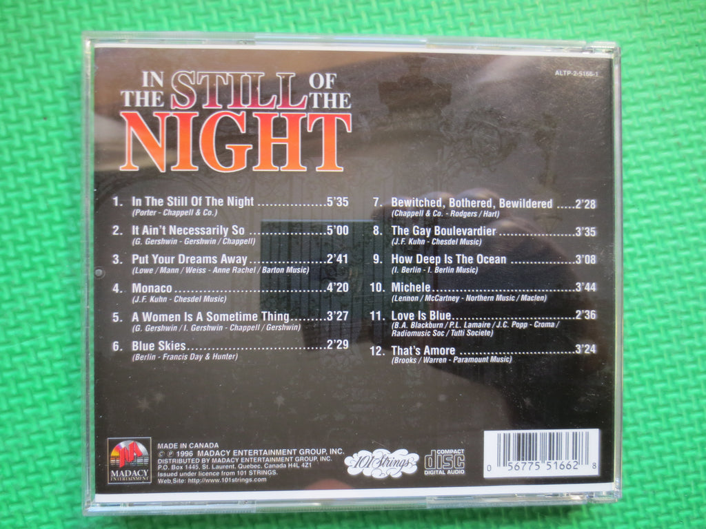 In the Still of the Night, Romantic Jazz Music, 1996 Compact Disc, Vintage Cd