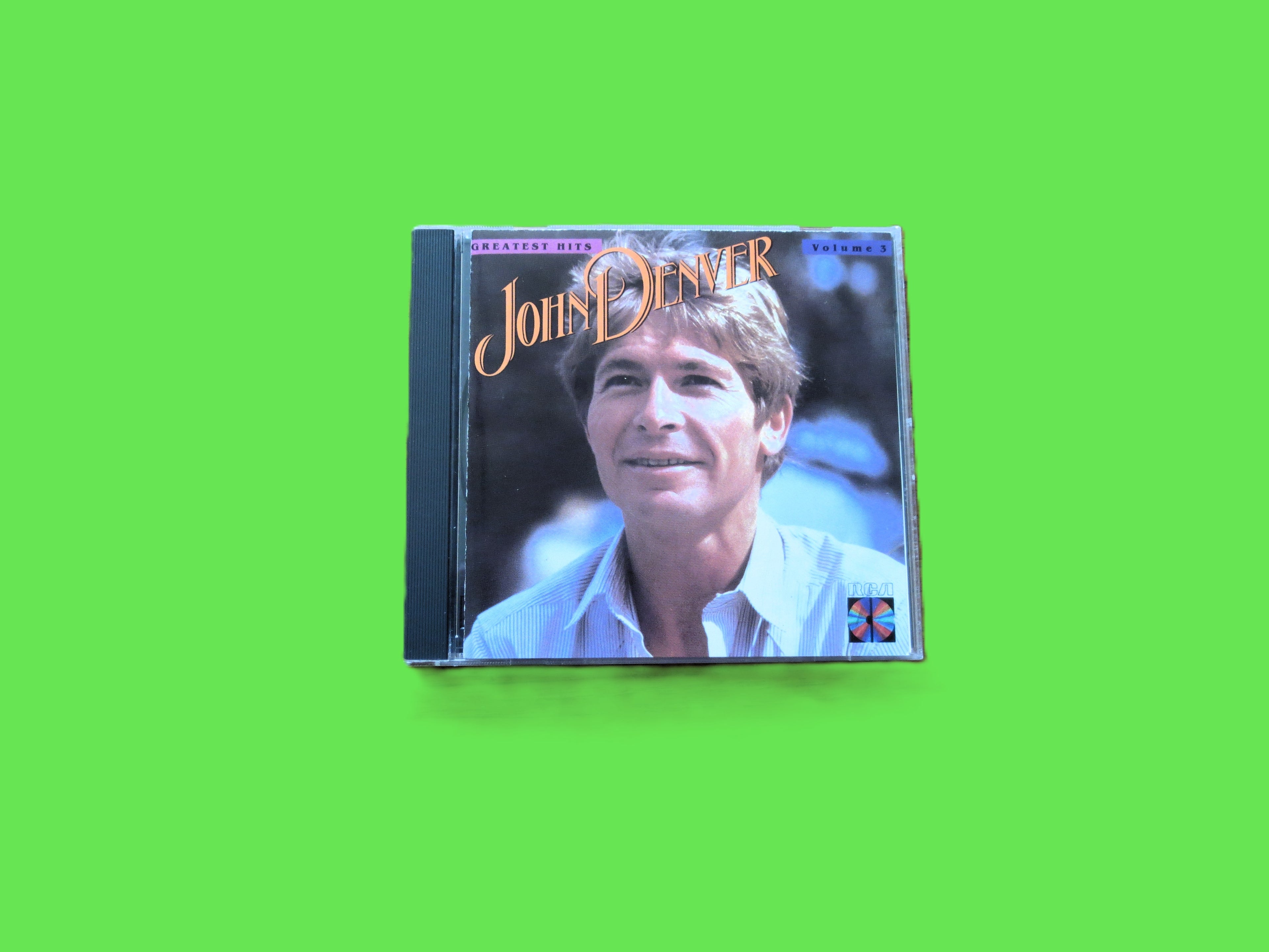 JOHN DENVER, GREATEST Hits, Volume 3, 1985 Compact Disc, Vintage Cd