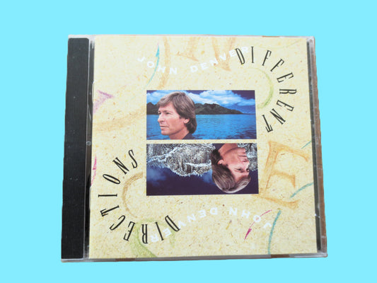 JOHN DENVER, DIFFERENT Directions, Country Album, 1991 Compact Disc, Vintage Cd