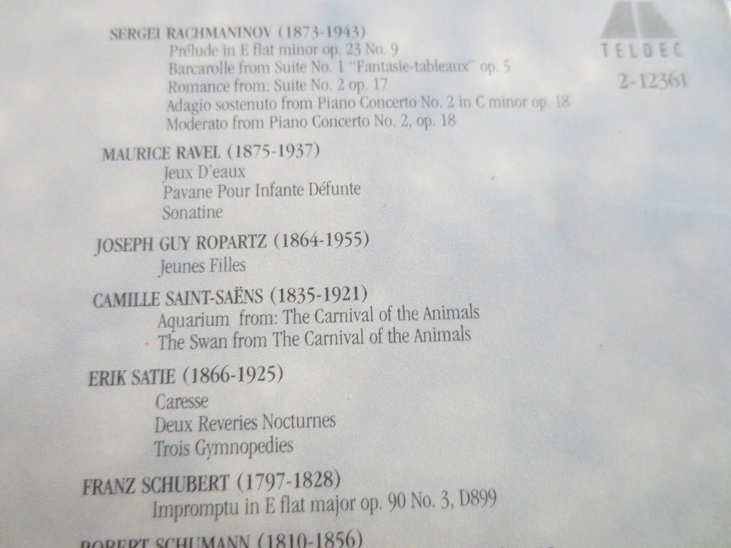 PIANO DREAMS, CLASSICAL Music Cd, Classical Piano Cd, Tchaikovsky Cd, Rachmaninov Cd, Chopin Cd, Mozart Cd, 1995 Compact Disc