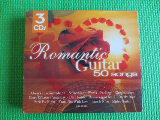 ROMANTIC GUITAR, 3 Disc Box Set, CLASSIC Hits, Guitar Cd, Guitar Albums, Guitar Music, Guitar Songs, Love Cd, 2004 Compact Discs