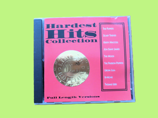 HARDEST HITS COLLECTION, Rare New Wave Music Cd, 1991 Compact Disc, Vintage Cd