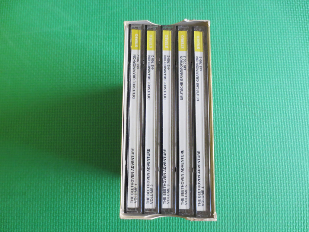 BEETHOVEN ADVENTURE, 5 DISCS, Classical Music Cd, Classical Piano Cd, Beethoven Cd, Beethoven Music Cd, Cds, 1994 Compact Disc