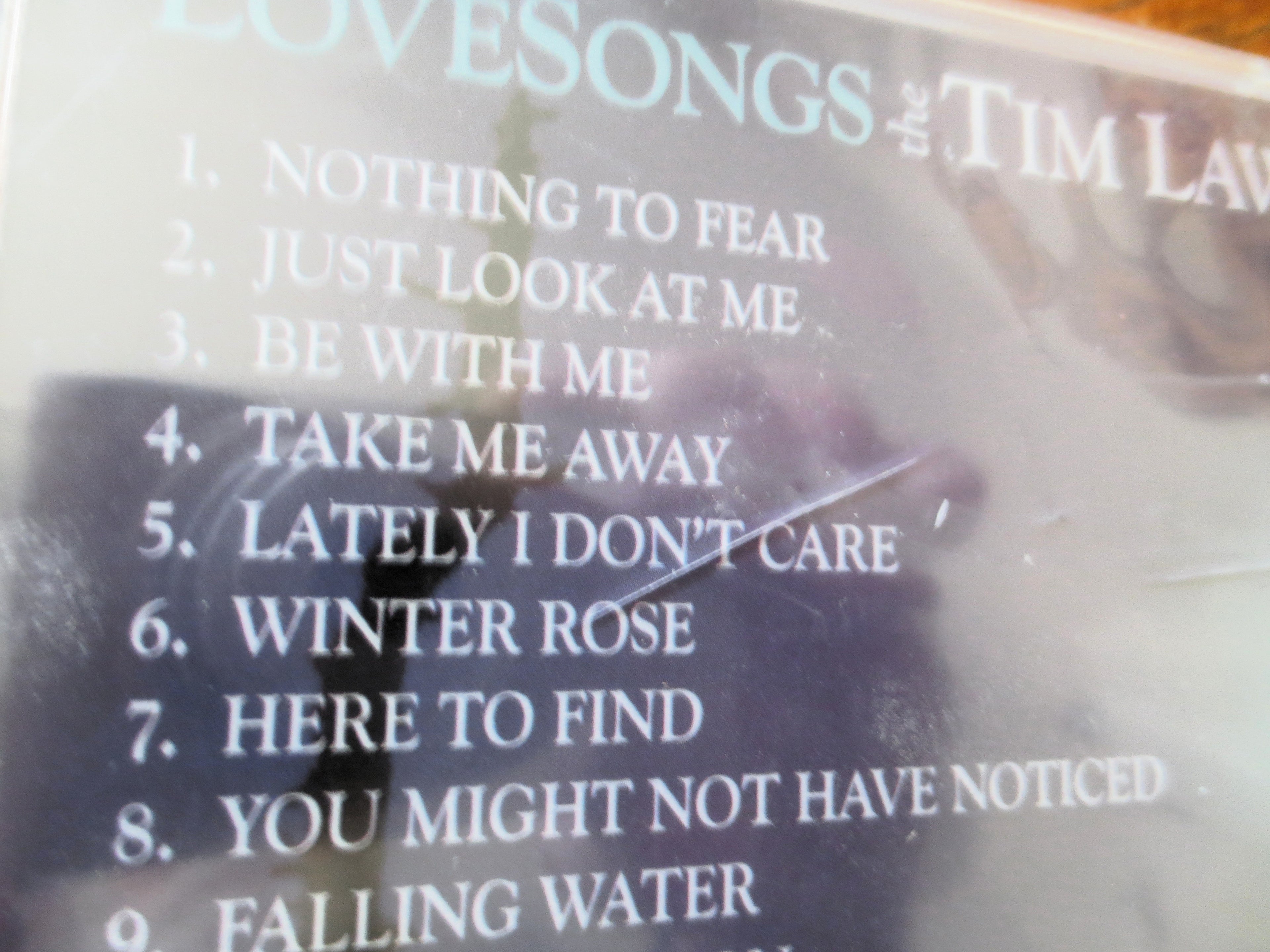 Tim Lawson Band – Love Songs (2004) CD — Factory Sealed