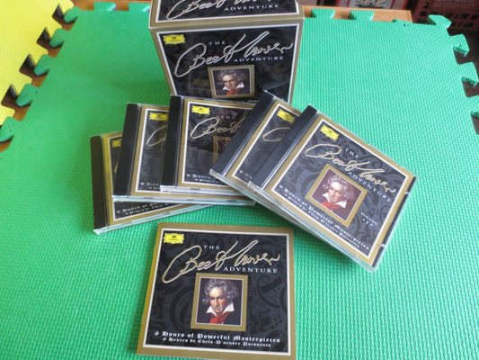 BEETHOVEN ADVENTURE, 5 DISCS, Classical Music Cd, Classical Piano Cd, Beethoven Cd, Beethoven Music Cd, Cds, 1994 Compact Disc