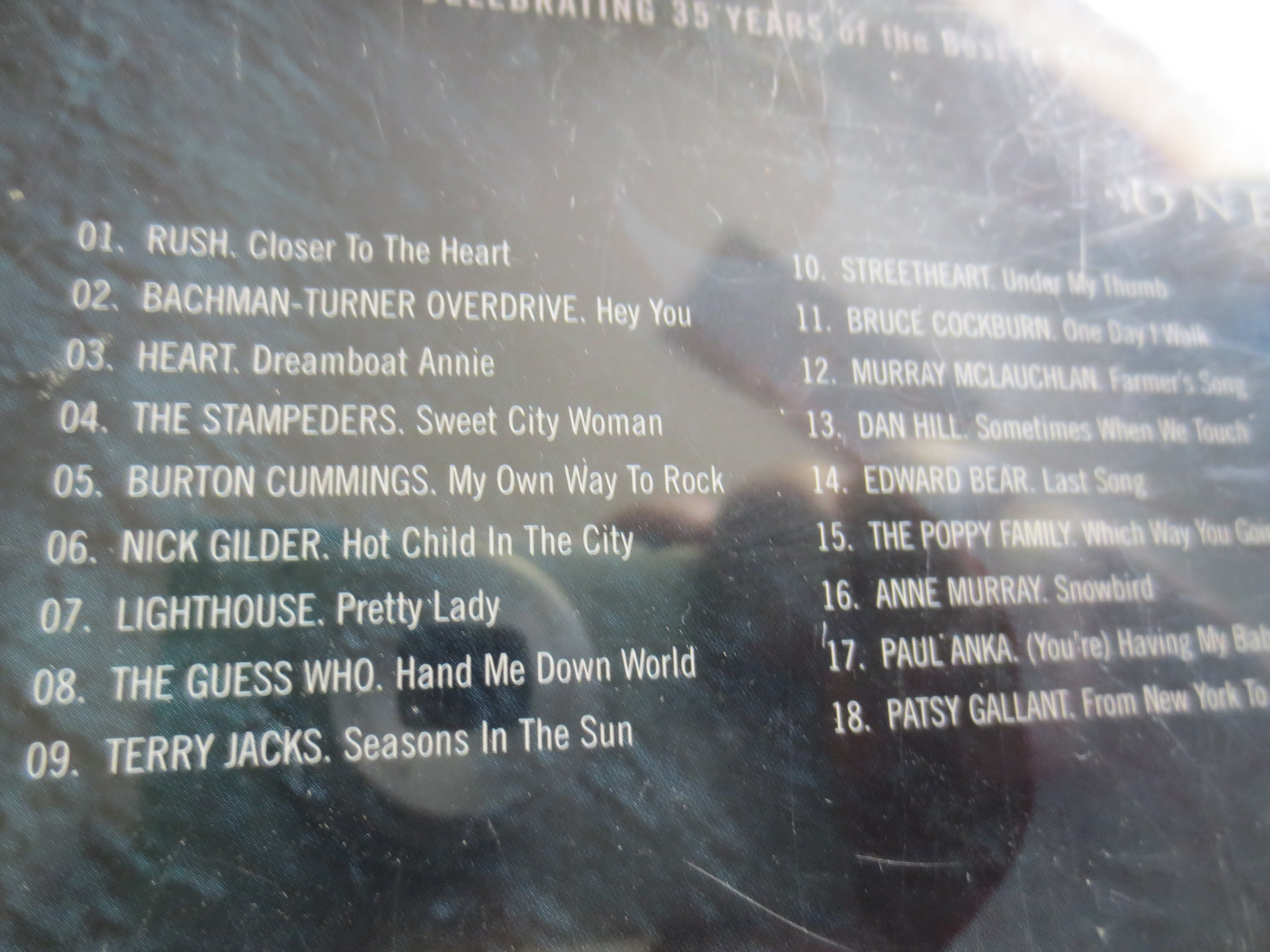 JUNO Awards 4 CD Set: Celebrating 35 Years of Canadian Music, Compact Discs, Cd's