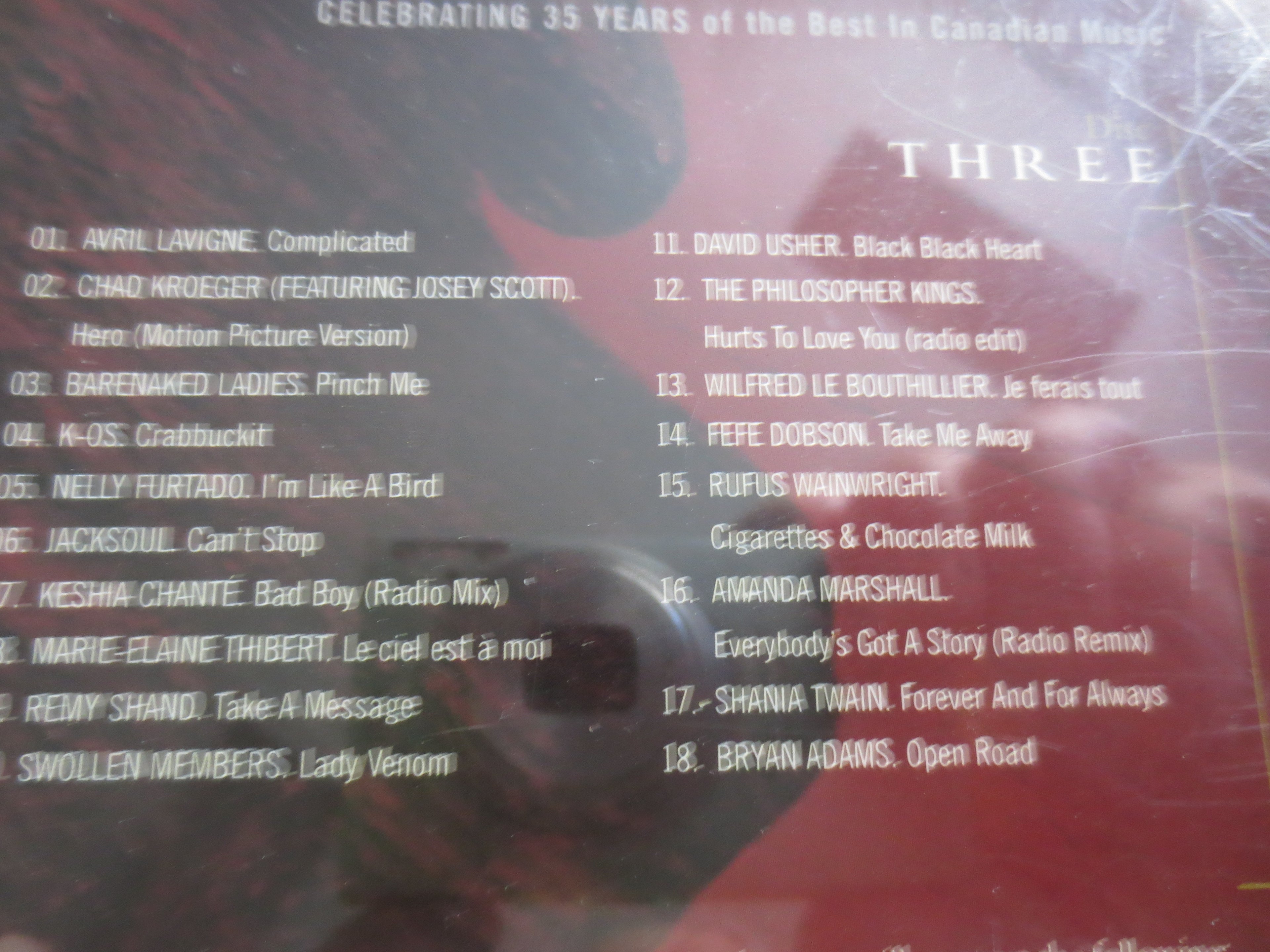 JUNO Awards 4 CD Set: Celebrating 35 Years of Canadian Music, Compact Discs, Cd's