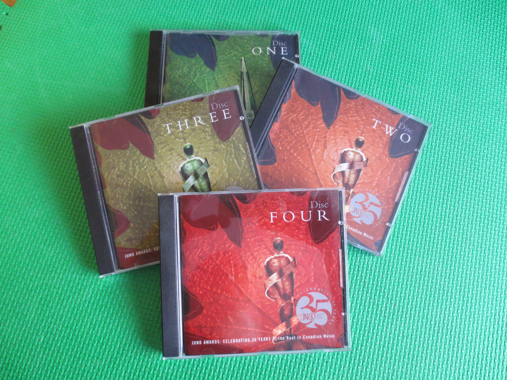 JUNO Awards 4 CD Set: Celebrating 35 Years of Canadian Music, Compact Discs, Cd's