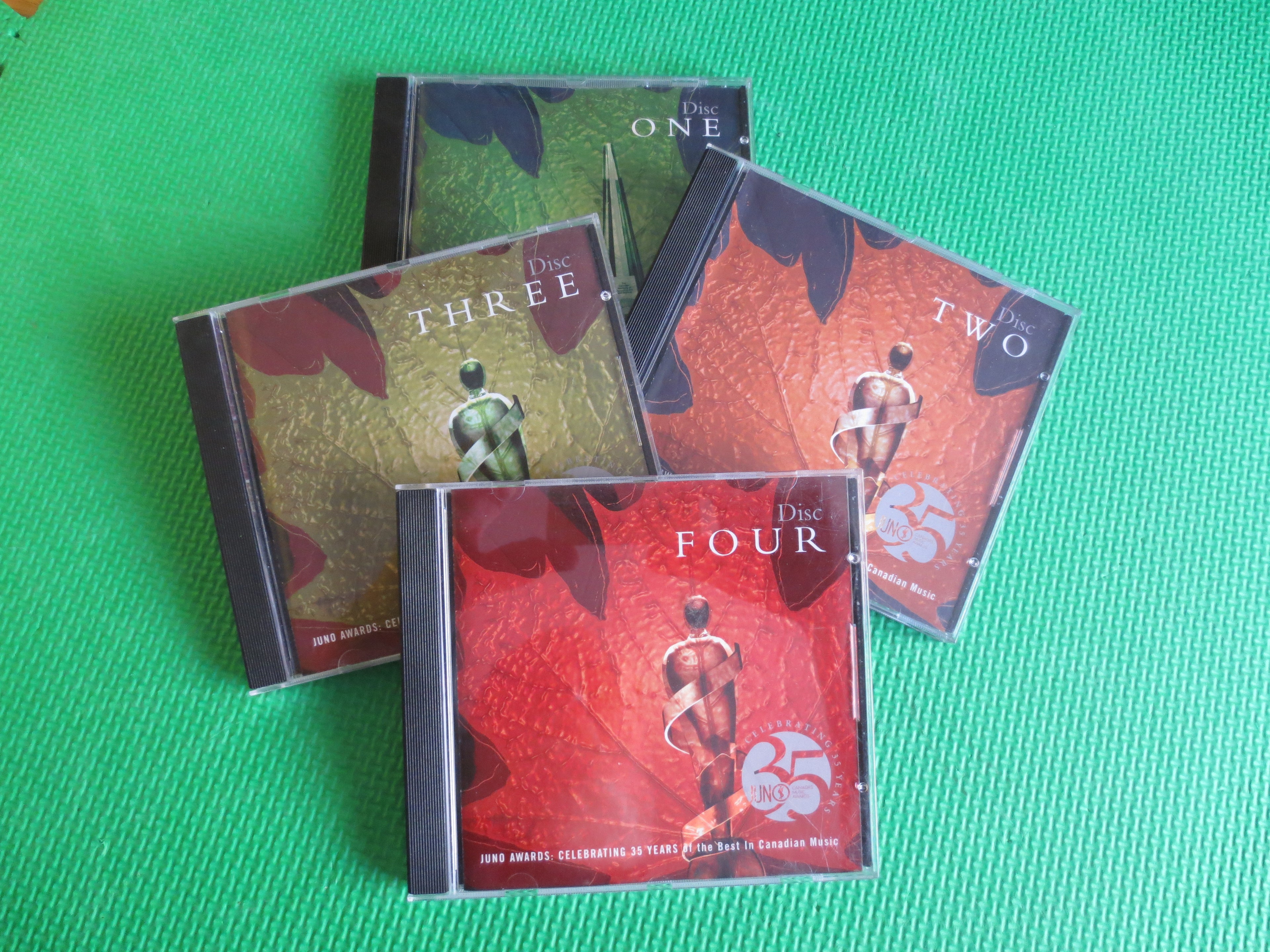 JUNO Awards 4 CD Set: Celebrating 35 Years of Canadian Music, Compact Discs, Cd's